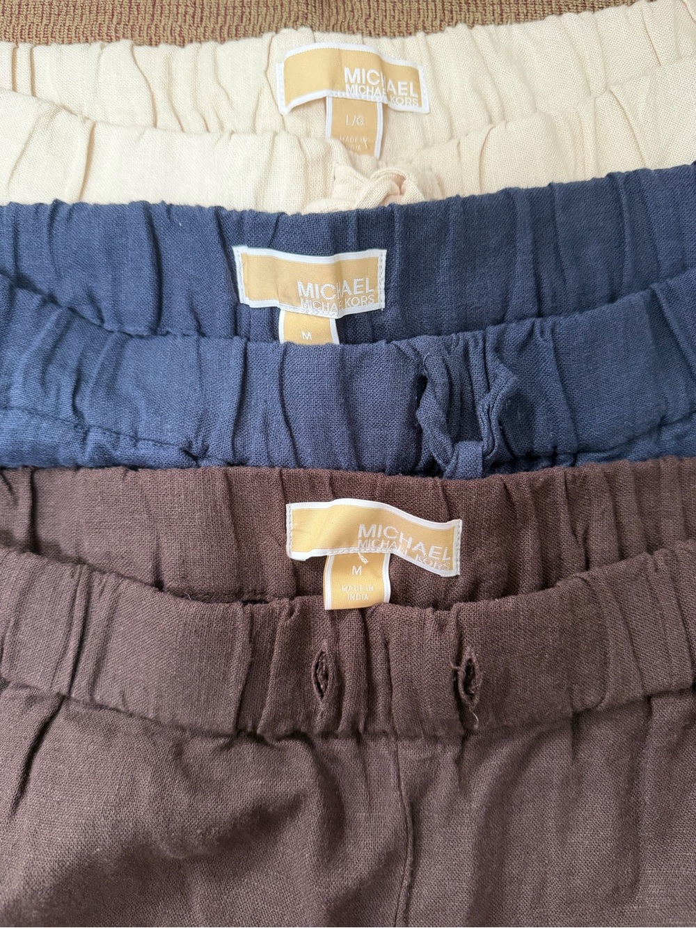 Michael Kors Linen Blend Pant Bundle